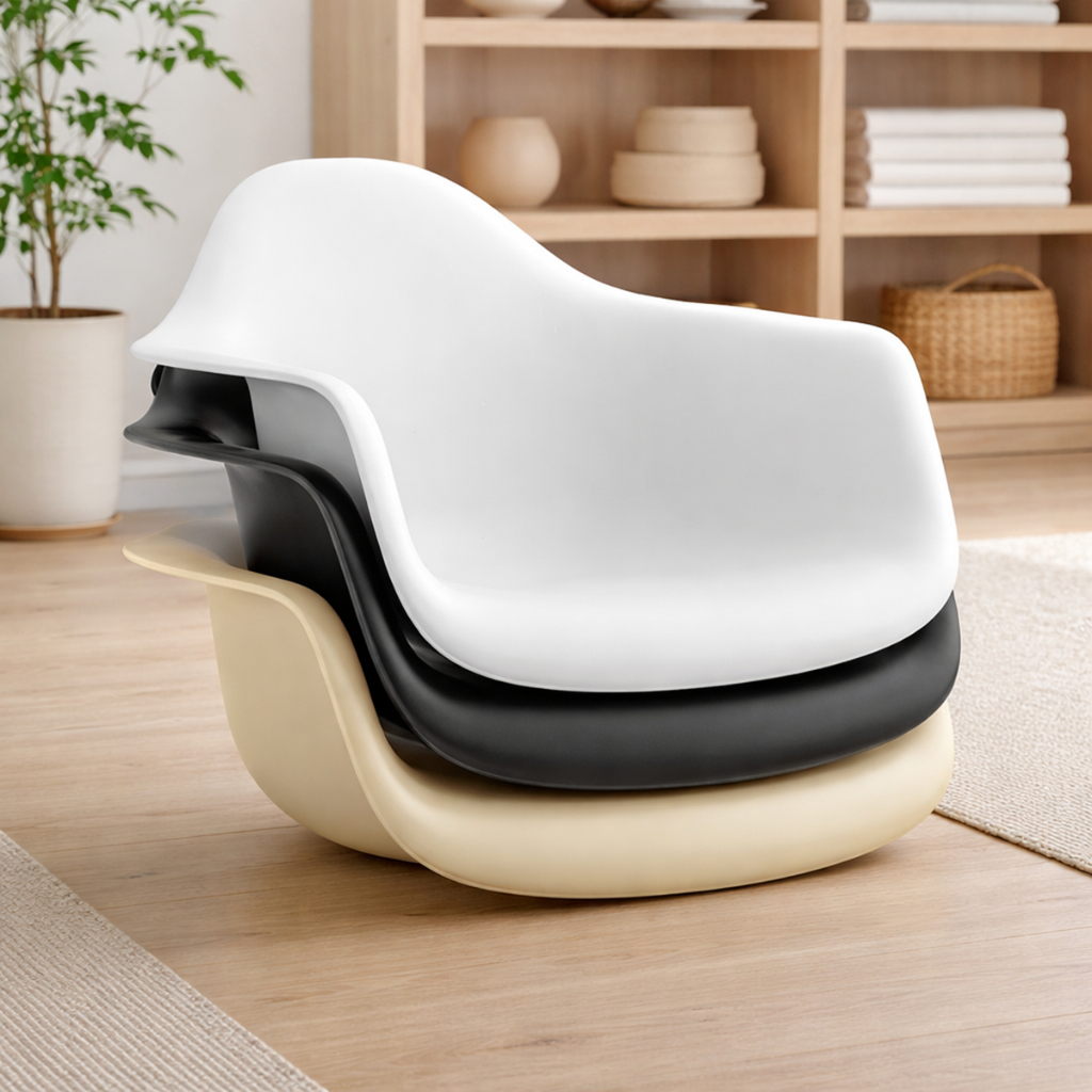 Assento com Braço para Cadeira Eames em Polipropileno Reposição - Seat&co