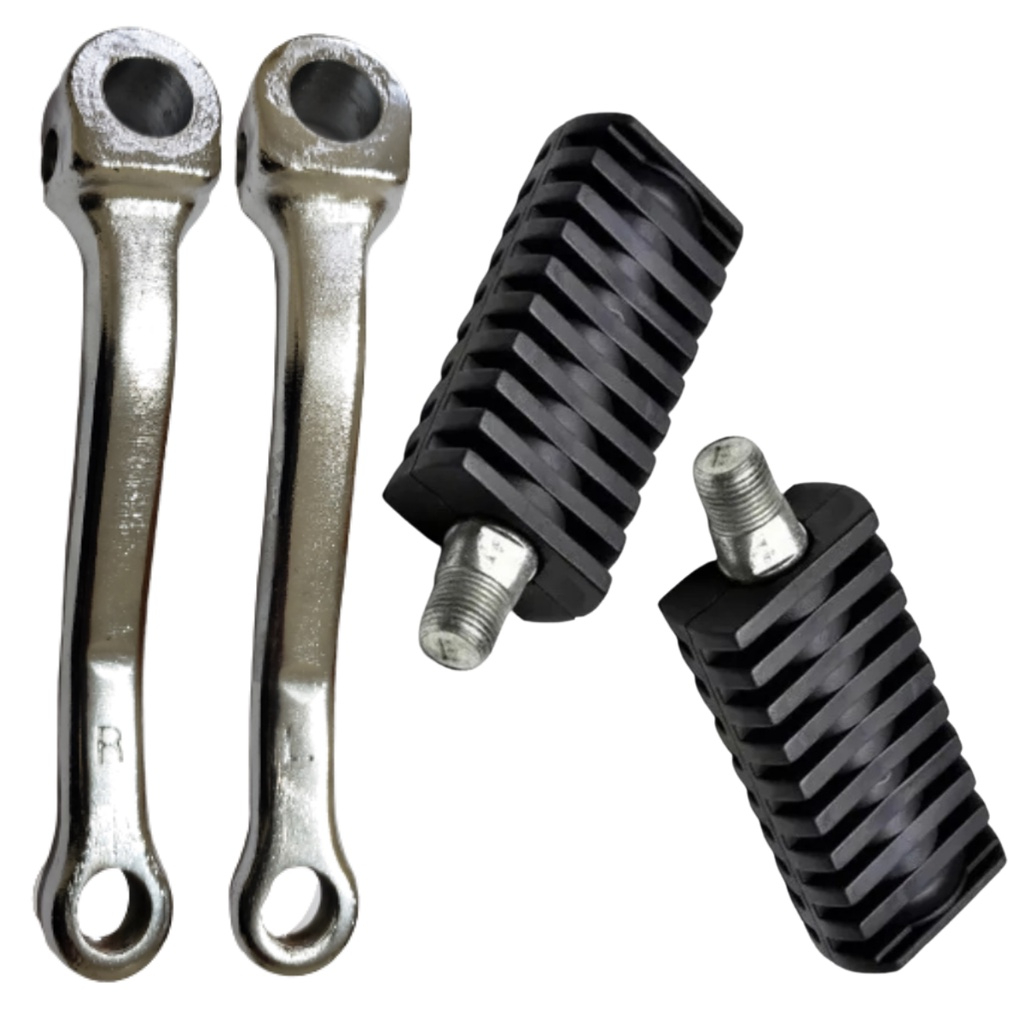 Par Pedal XR e Pedivela Mobilete Caloi Monark Bikelete