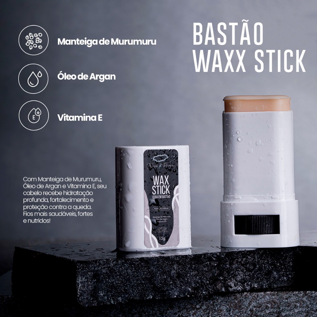 Pomada Modeladora Cabelo Bastão Wax Stick Bless & Peace