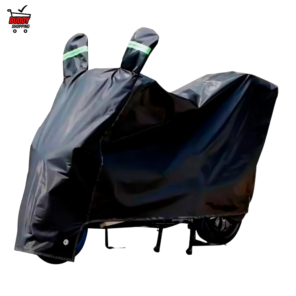 Capa Protetora Para Motocicleta Impermeável Resistente Com Faixa Refletiva Tamanhos P M G Premium em Oferta na Shopee