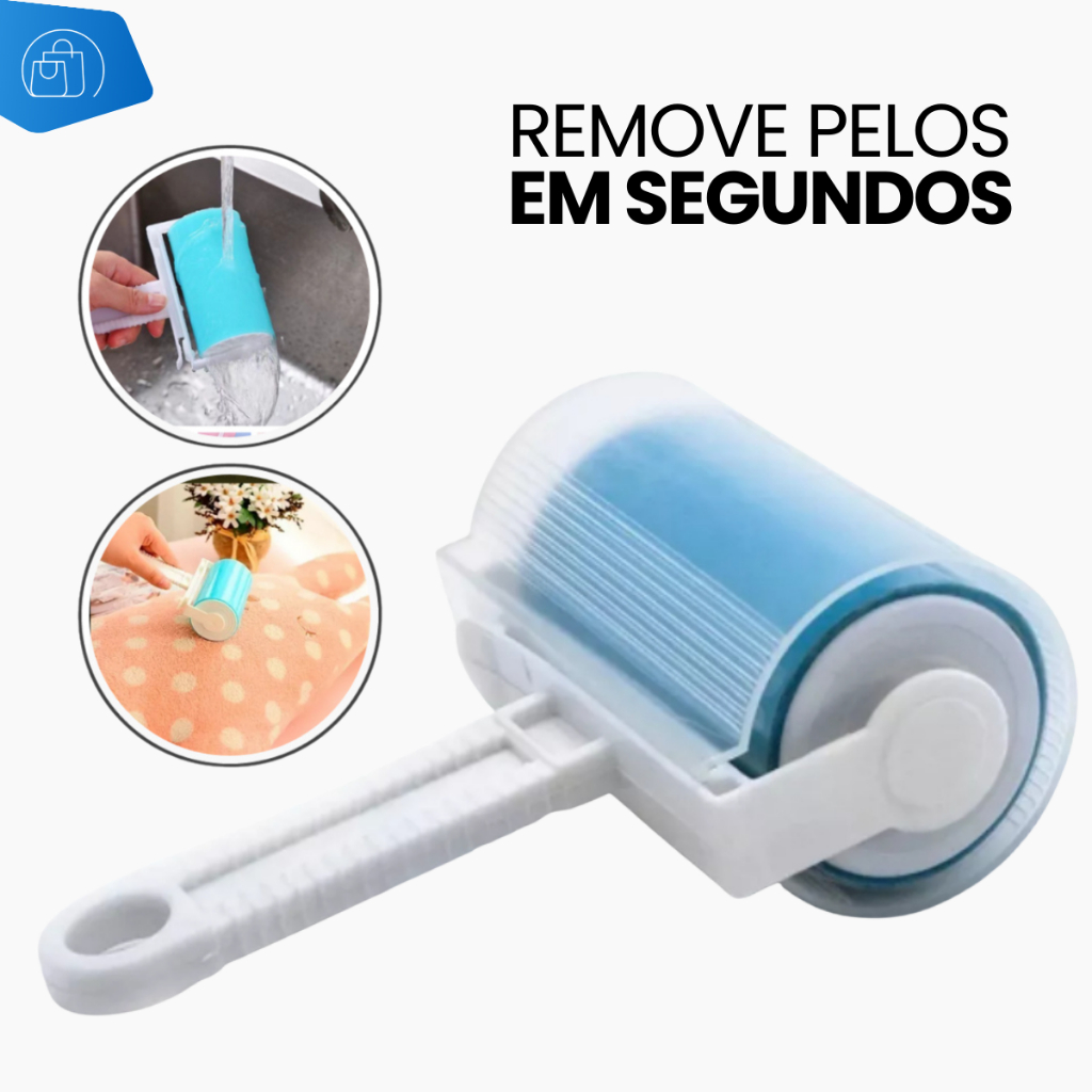Tira Pelo Roupa Lavável Reutilizável com Capa Protetora em Oferta na Shopee