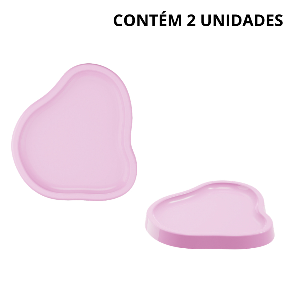 Kit 2 Bandejas Decorativa Orgânica para Festa, eventos, aniversário, Doces modelo 2 - várias cores