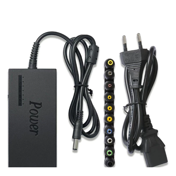 Fonte Carregador Universal Notebook Laptop computador 12v a 24v 10 Plug Compatível com 110V e 220V
