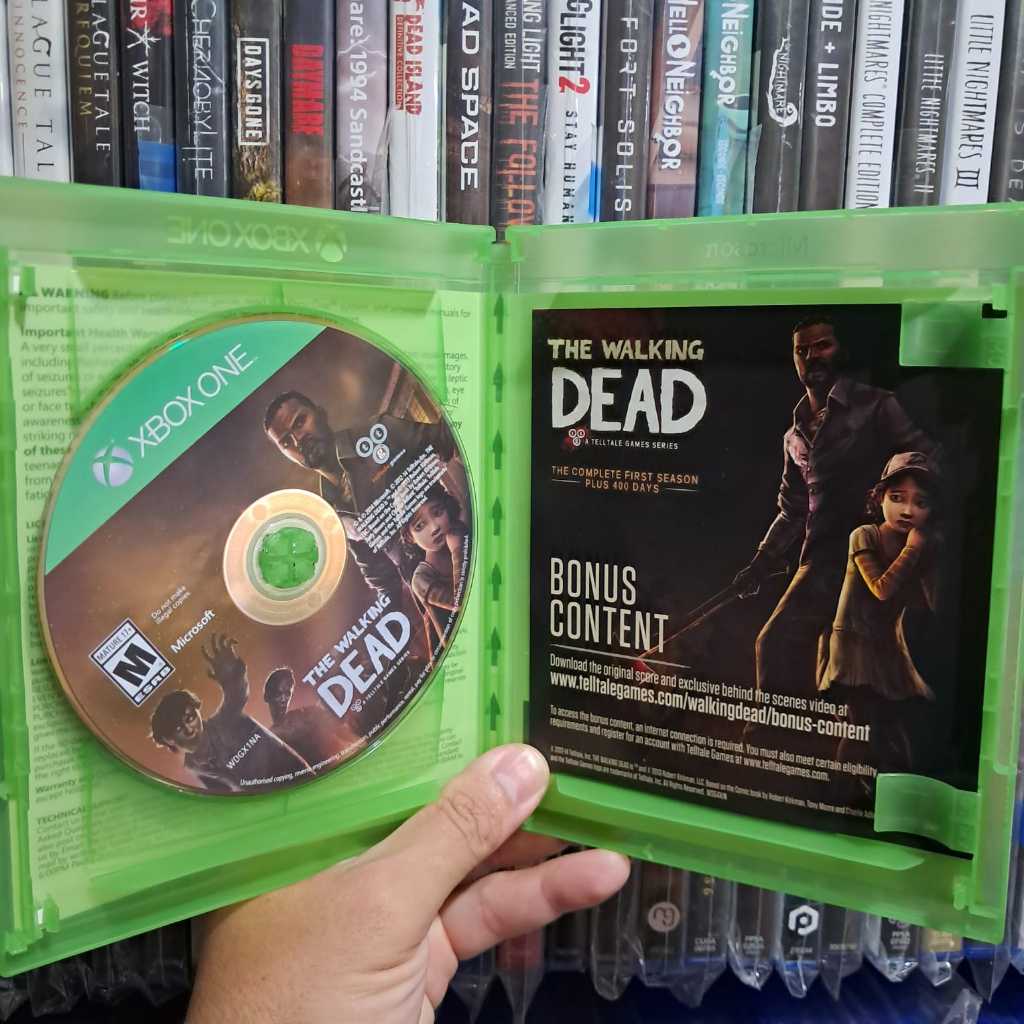 The Walking Dead Primeira Temporada Completa Xbox One Midia Fisica Original Seminovo