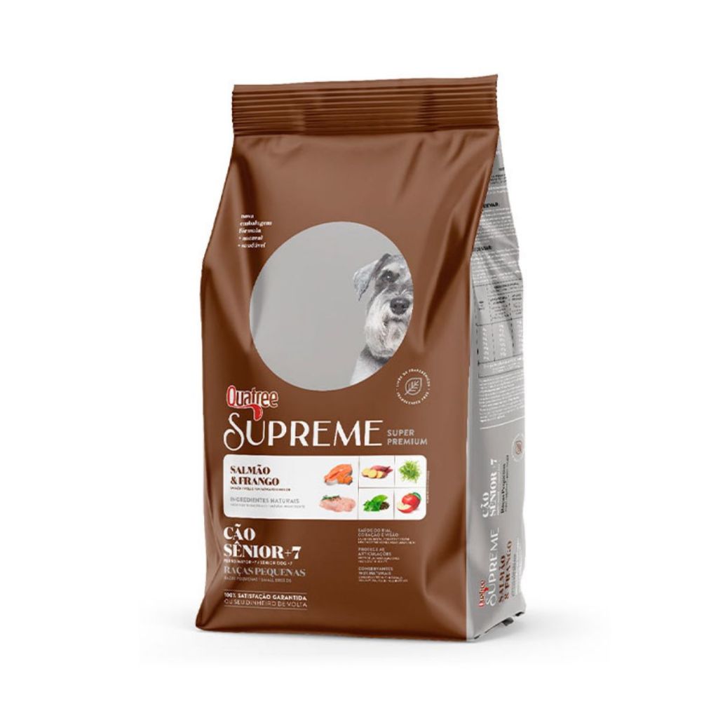 Ração Quatree Supreme Senior +7 Cães Raças Pequenas 10kg
