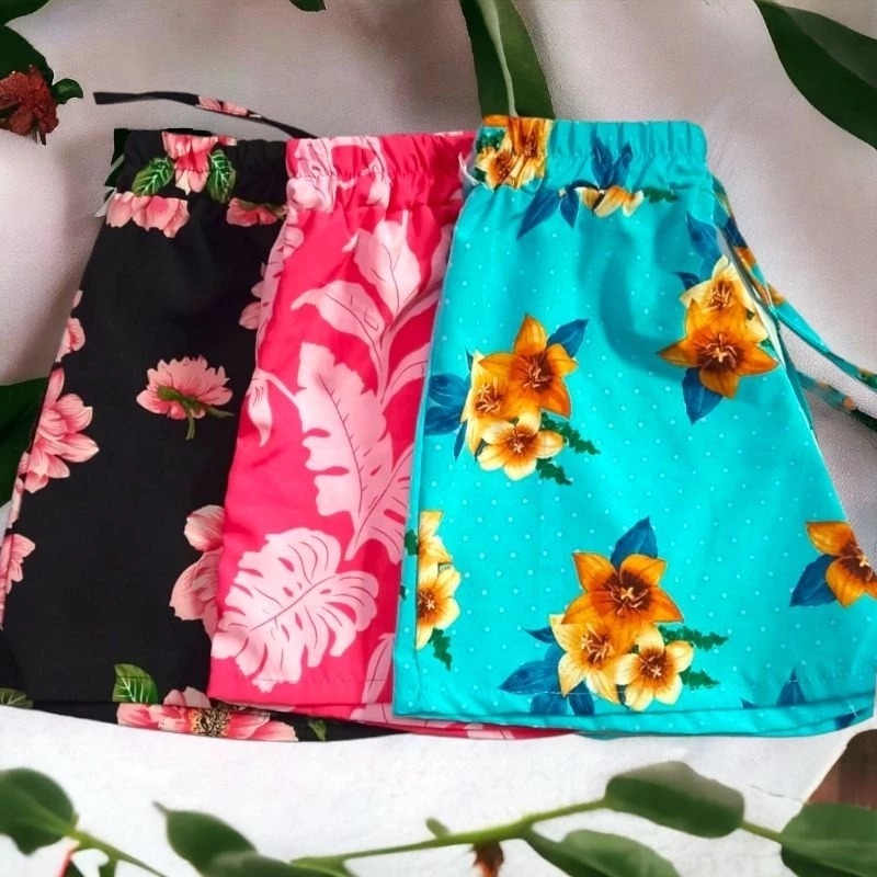 Shorts Estampados Feminino Curto Confortável Soltinho