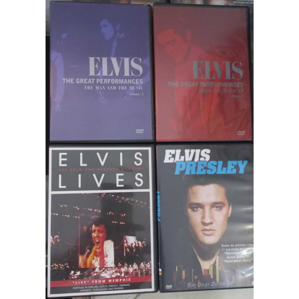 Dvd Elvis Presley The great performance From the Waist up the man and the music the 25 anniversary concert