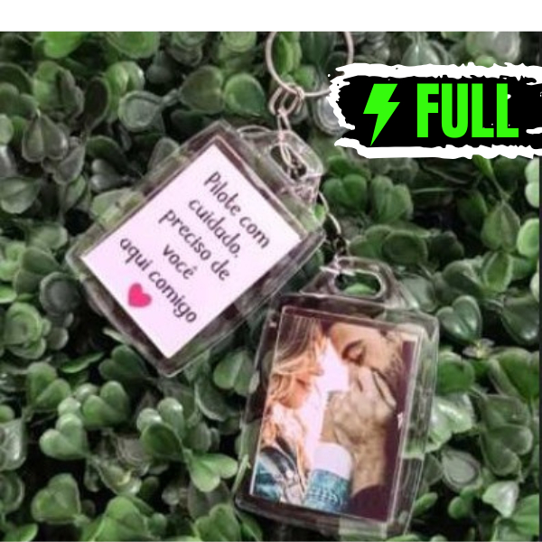 Chaveiro Dirija/Pilote com Cuidado - Premium