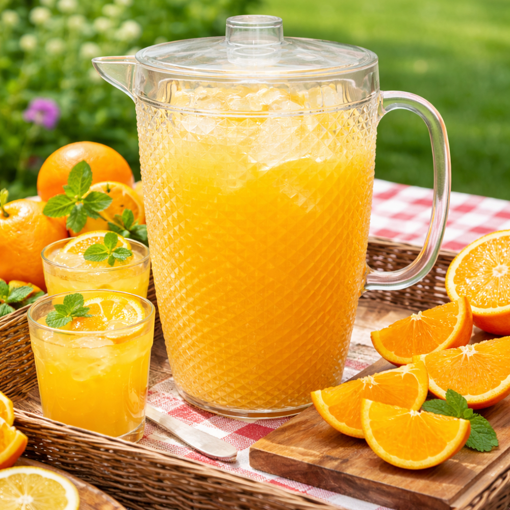 Jarra Diamante Acrílico Crystal 3 Litros N437 - Niquelart em Oferta na Shopee