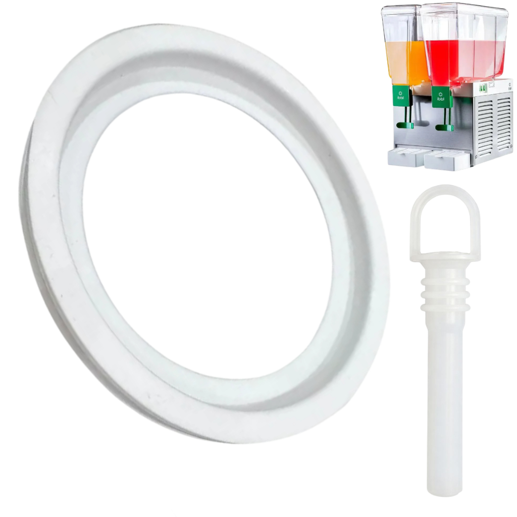 Kit Chupeta Silicone Ibbl Com Gaxeta Vedação Para Refresqueira Bbs