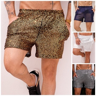 Shorts Masculino Paetê Shorts Festa em Oferta na Shopee
