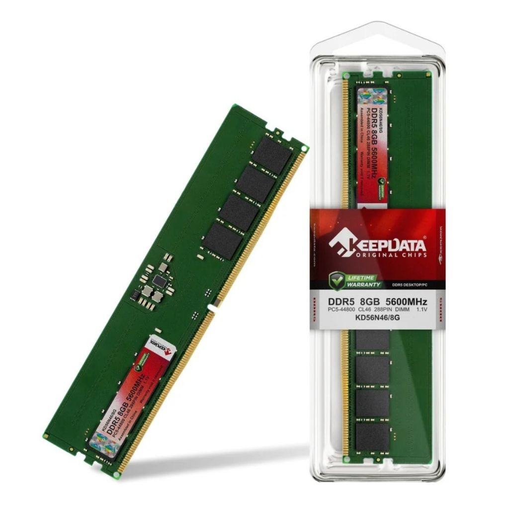Memória RAM DDR5 8GB 5600Mhz KeepData KD56N46/8G