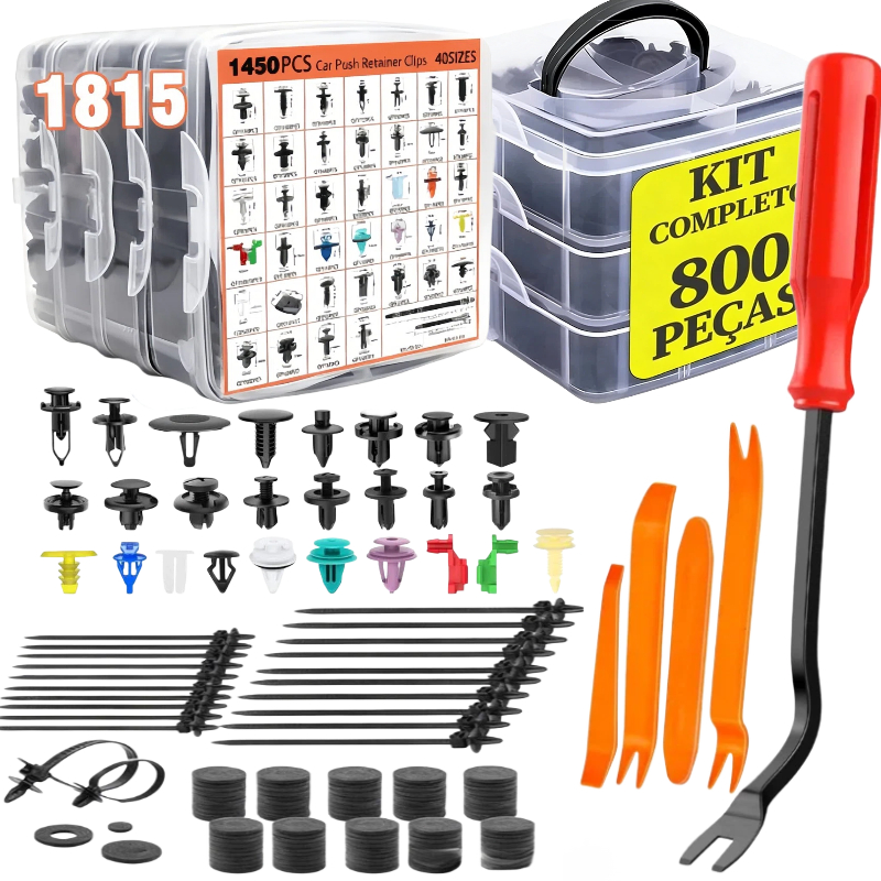 1815/800 Peças Presilha Grampo Fixador Chave Espátula Automotivo Pino Retentor Guarnição Da Porta Painel Para Barro em Oferta na Shopee
