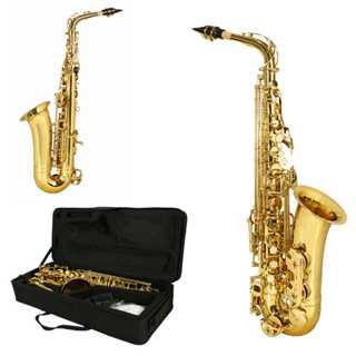 Sax Alto Saxofone Konig Eb Dourado Completo Com Estojo Boquilha em Oferta na Shopee