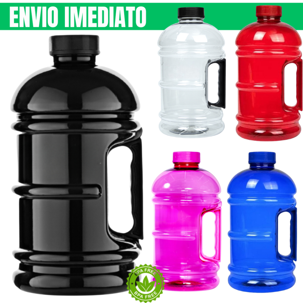 Garrafa de Água Treino Academia Grande 1.8L/1L/700ML/500ML BPA Free com Garantia ENVIO EM 24HORAS