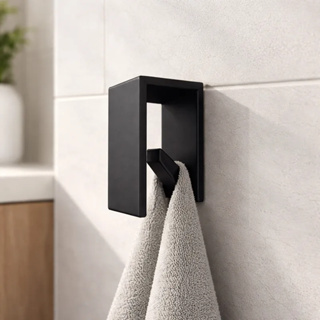 Kit 2 Ganchos De Parede Oculto; Porta toalha; Suporte para toalhas em Oferta na Shopee