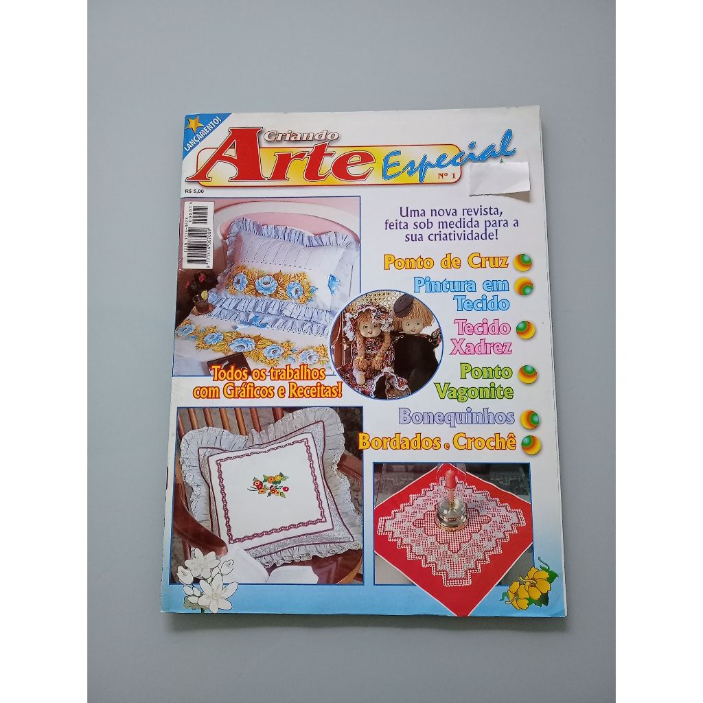 Revista Criando Arte Especial Ponto Cruz Vagonite Ad385 (Usado)