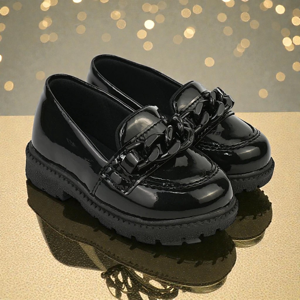 Sapato Mocassim Menina Criança Tratorado Infantil Feminino Oxford Menina Barato