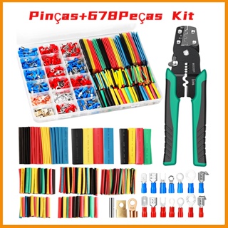 Kit Terminal De Fio Elétrico Isolado 678 Peças Com Conectores Versáteis De Crimpagem E Pá Para Soluções De Fiação Confiá em Oferta na Shopee