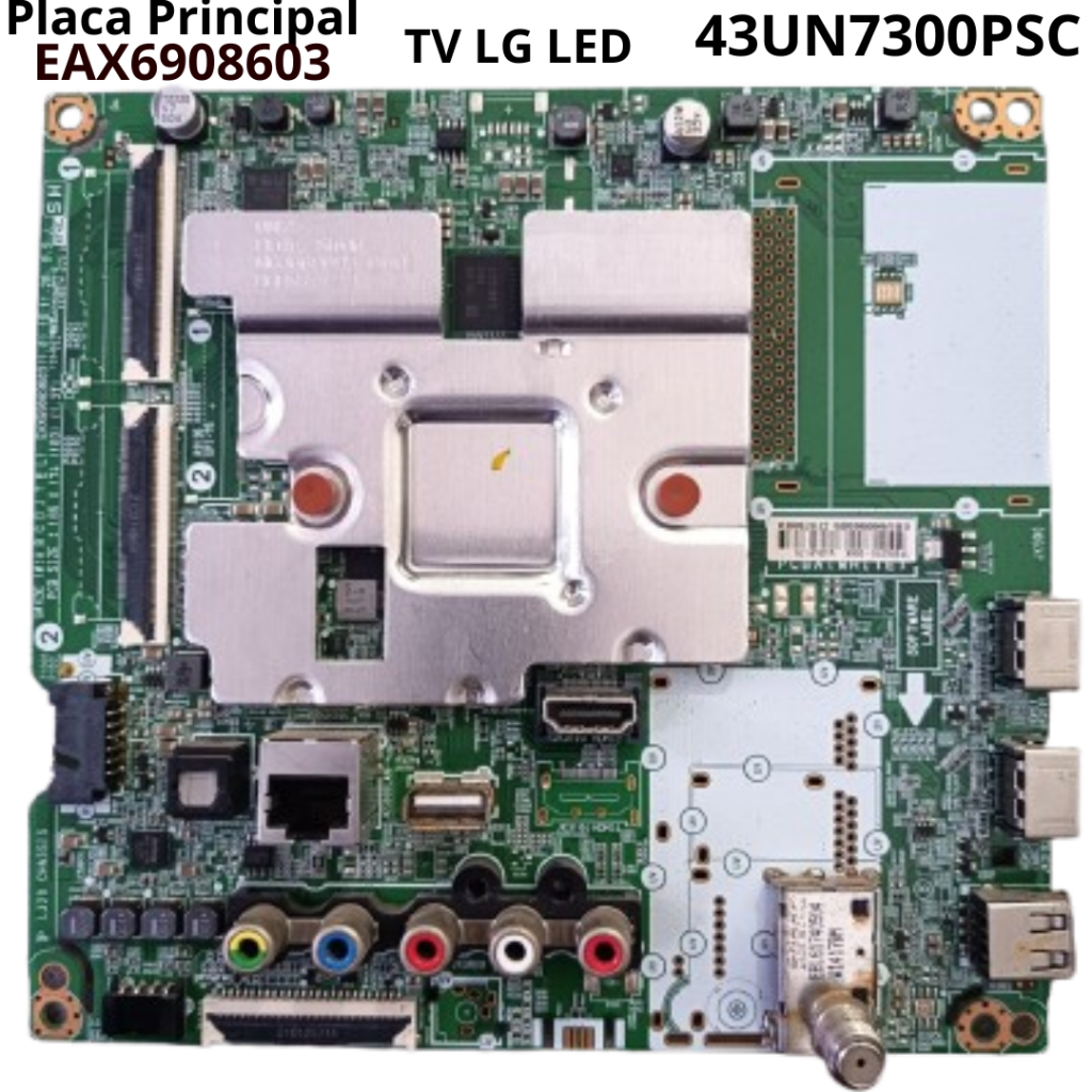 3070 Placa Principal para tv LED LG Modelo: 43UN7300PSC