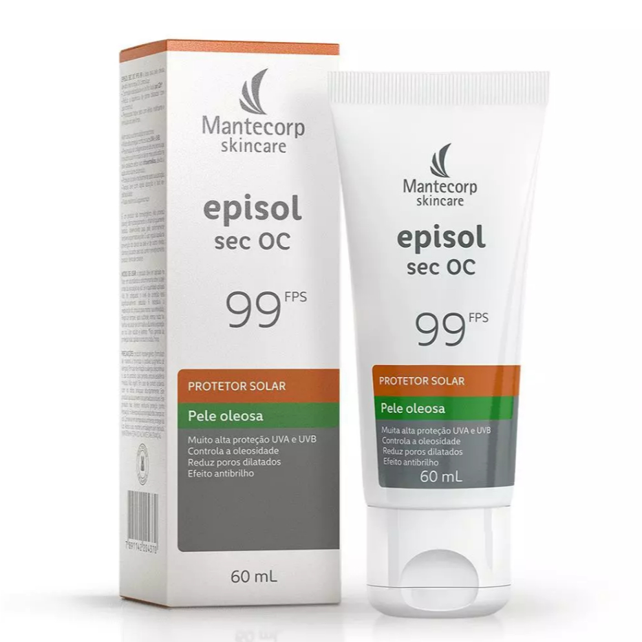 Protetor Solar Episol Sec OC FPS 99 60ml Mantecorp