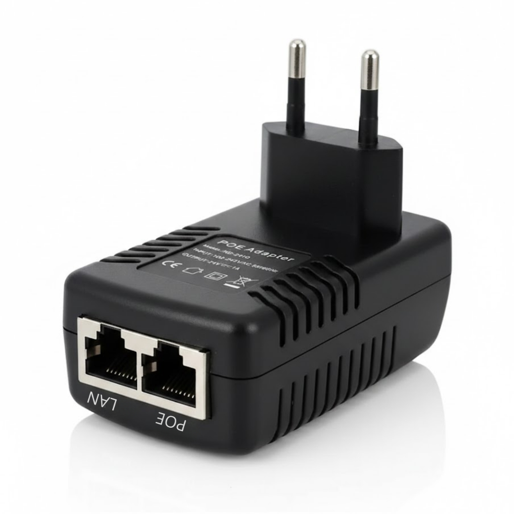 Fonte PoE 24V 1A Injetora Bivolt Para Antena Rádio Internet Via Rádio Access Point RJ45 NanoStation Rocket Bullet