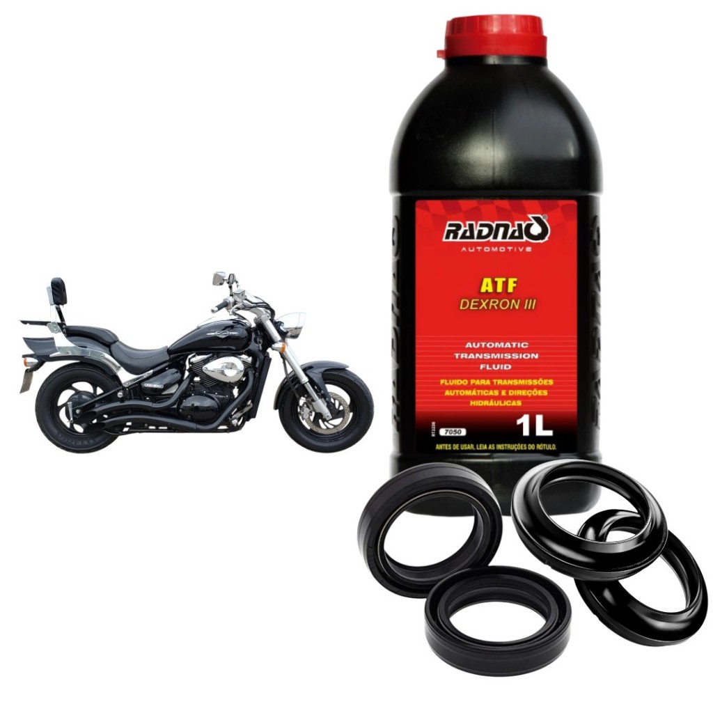 Par Retentor + Guarda Pó + Óleo Bengala Suzuki Boulevard M800