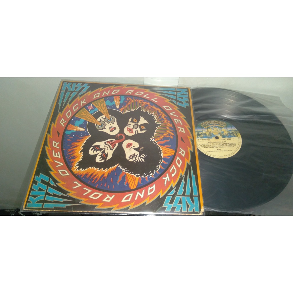 LP Kiss Rock And Roll Over Edição Nacional 1976 Casablanca