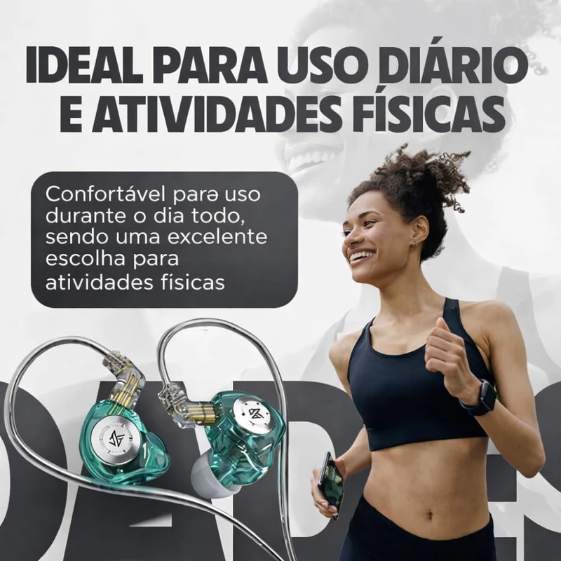 Fone de Ouvido KZ EDX Pro Intra-auricular — foto 5