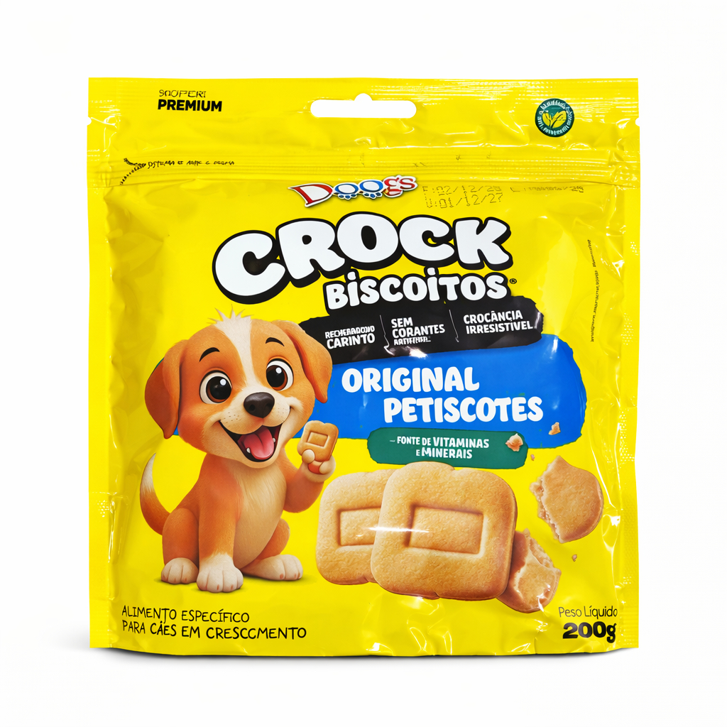 Petisco Biscoito para Cães 200g Doogs SABORES em Oferta na Shopee