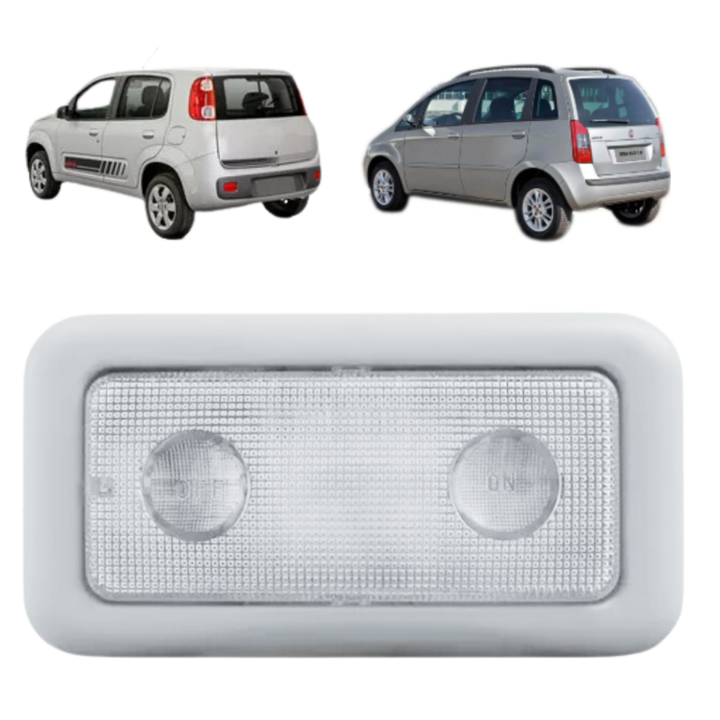 Luz Teto Cortesia Lanterna Leitura Uno Vivace Way Idea Palio em Oferta na Shopee