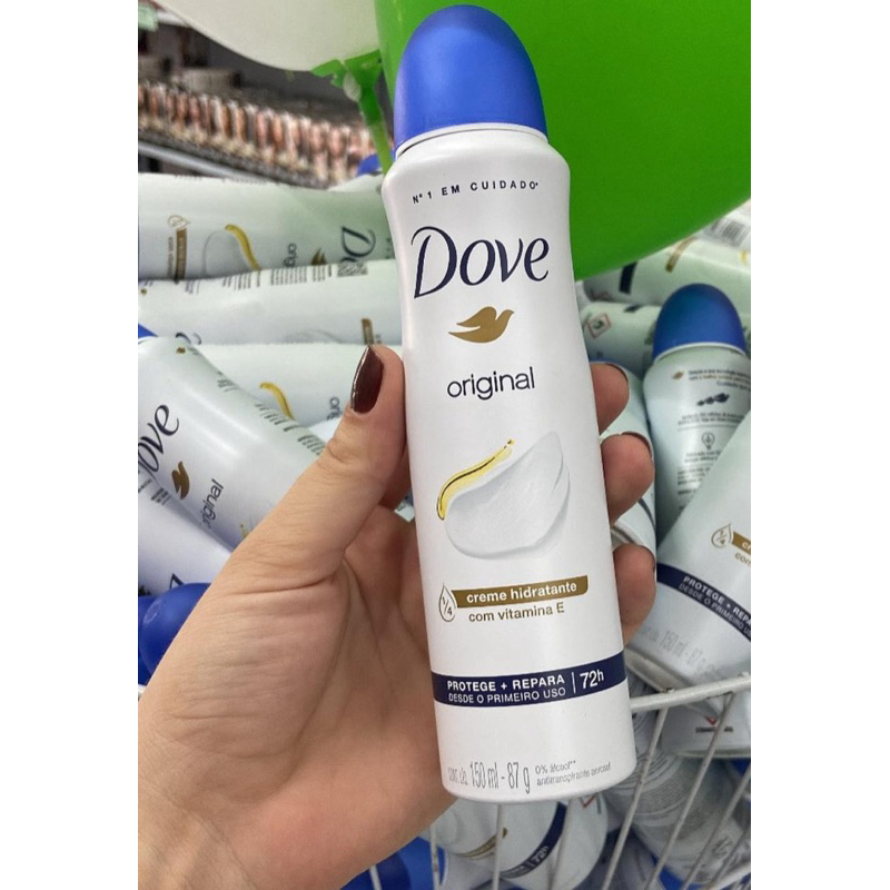 KIT 2 unidades Desodorante Antitranspirante Dove ORIGINAL 72h 150ml em Oferta na Shopee