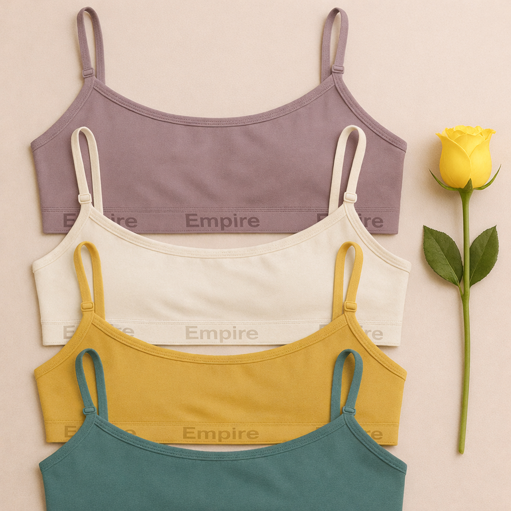 Kit 4 Top Feminino Forrado Microfibra Sutiã Top Fitness de Academia Lisos