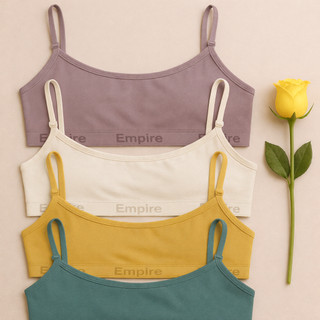 Kit 4 Top Feminino Forrado Microfibra Sutiã Top Fitness de Academia Lisos