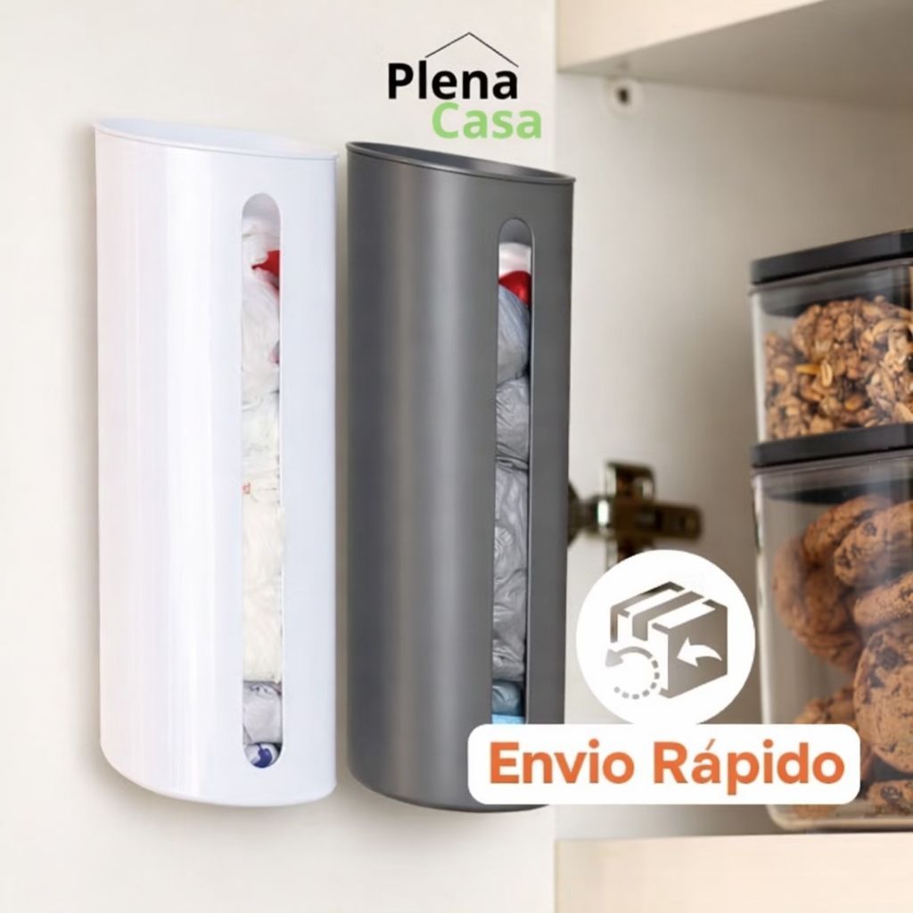 Porta Sacola Dispenser de Parede Puxa Saco Envio Rápido em Oferta na Shopee