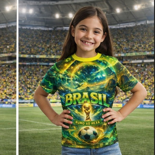 Camiseta Copa do Brasil Camisa De Time Personalizada Infantil Adulto Troféu Futebol