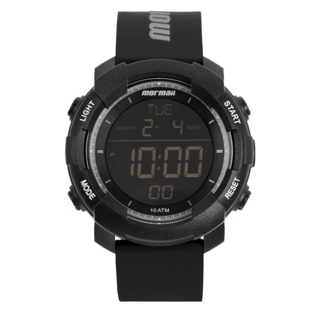 RELÓGIO MORMAII MASCULINO PRETO DIGITAL MO0705AA/8C em Oferta na Shopee