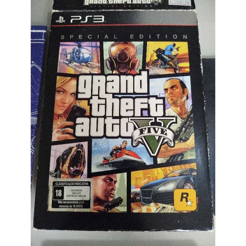 GTA 5 Premium Edition PS3 único anunciado BR novo