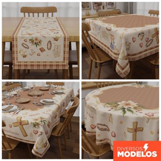 Toalhas de Mesa Páscoa Cristã Vários Tamanhos – Modelos Para Mesa Posta em Oferta na Shopee