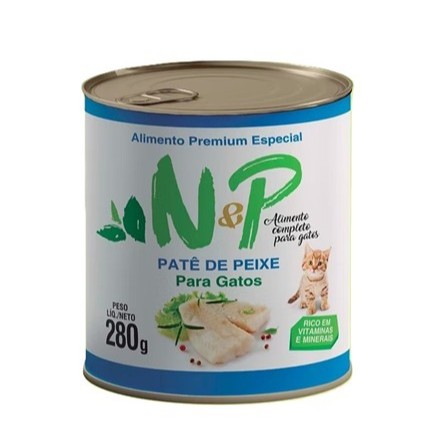 N&P Patê Peixe Gatos 280 gr
