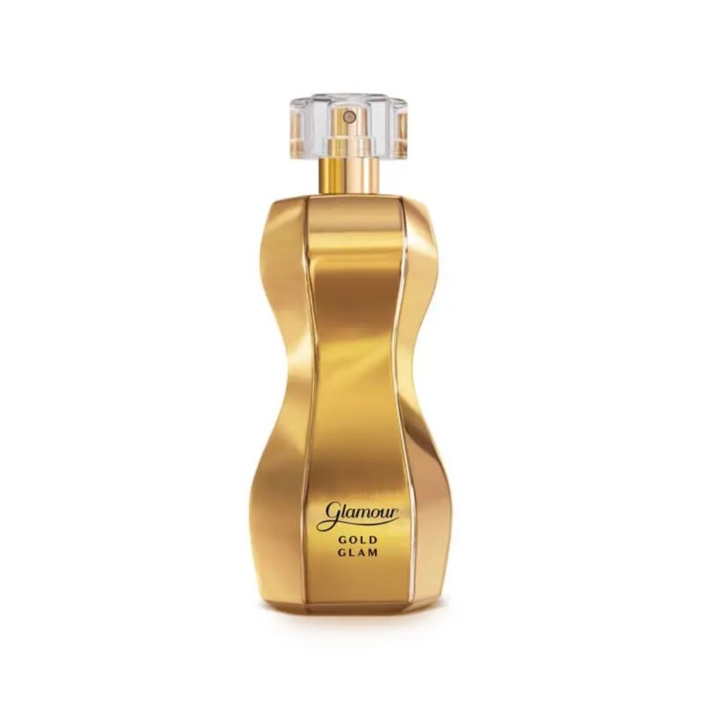 PERFUME GLAMOUR GOLD GLAM: Transforme seu dia em um evento de gala com este rastro precioso.