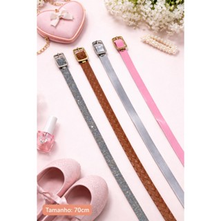 Cinto Infantil Menina Diversas Cores em Oferta na Shopee