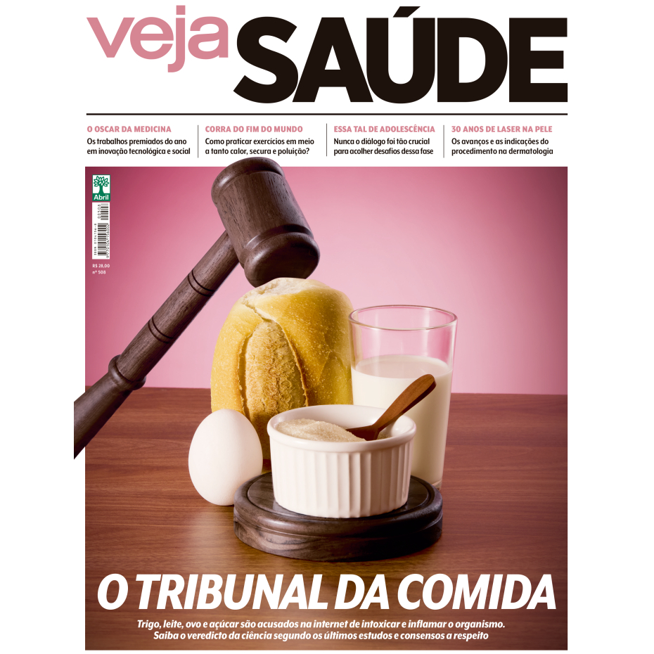 Revista Veja Saúde N° 508 - Outubro 2024 - Editora Abril - O Tribunal da Comida