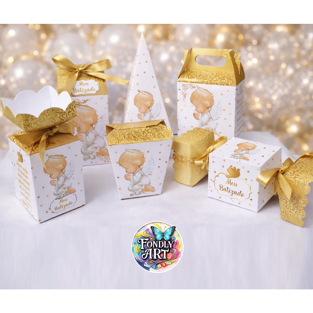 kit 10 Caixinhas Batizado Batismo - SEM PERSONALIZAÇÃO! SEM EDIÇÃO! diversos modelos -Envio imediato em Oferta na Shopee