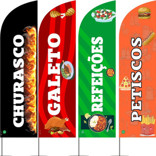 WindBanner Personalizado Kit cm Hastes Sua Marca 2m Bandeira/ BANNER PERSONALIZADO/ FACHADA DA LOJA/ EXPOSITOR
