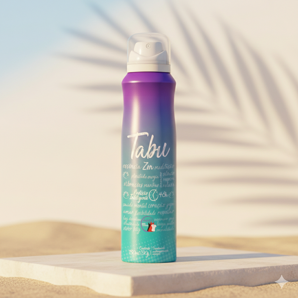 Desodorante Aerosol Antitranspirante Tabu Zen 150Ml em Oferta na Shopee
