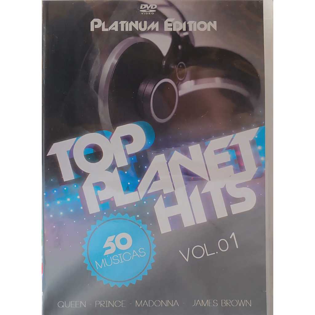 DVD - Top Planet Hits Vol.01 - 50 Músicas (Lacrado) Original