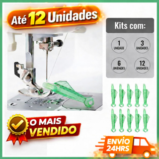 Passador de Linha na Agulha para Máquina de Costura Prático, Resistente e Fácil de Usar em Oferta na Shopee