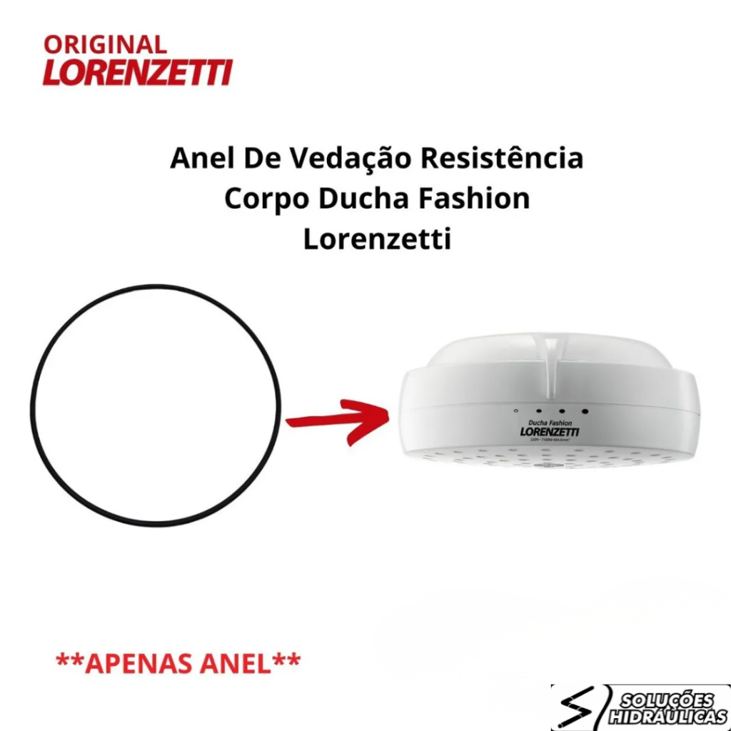 ANEL VEDAÇÃO DUCHA FASHION - LORENZETTI