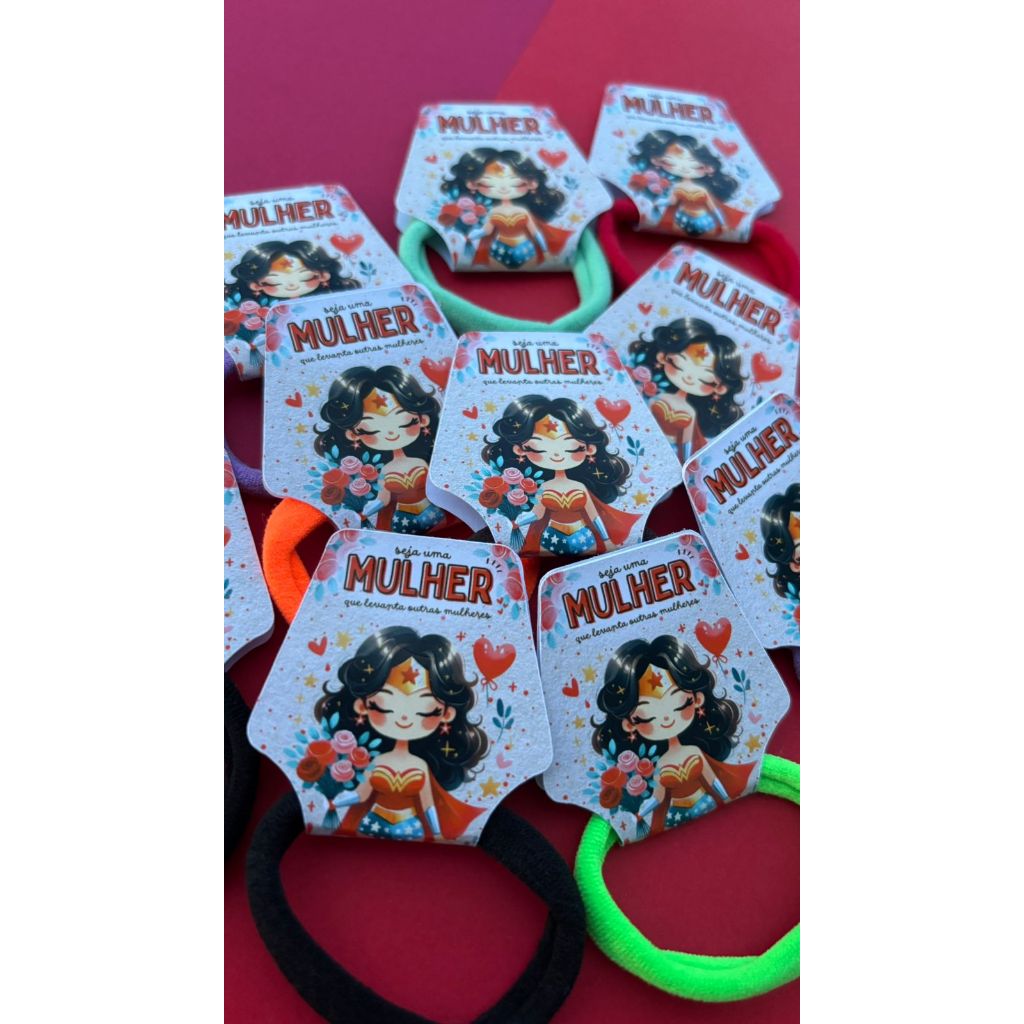 Lembrancinhas Simples para Dia das Mulheres - Acompanha Xuxinha Cabelo em Oferta na Shopee